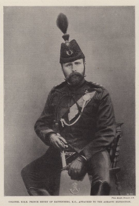 Colonel SAR le prince Henry de Battenberg, KG, attaché à l