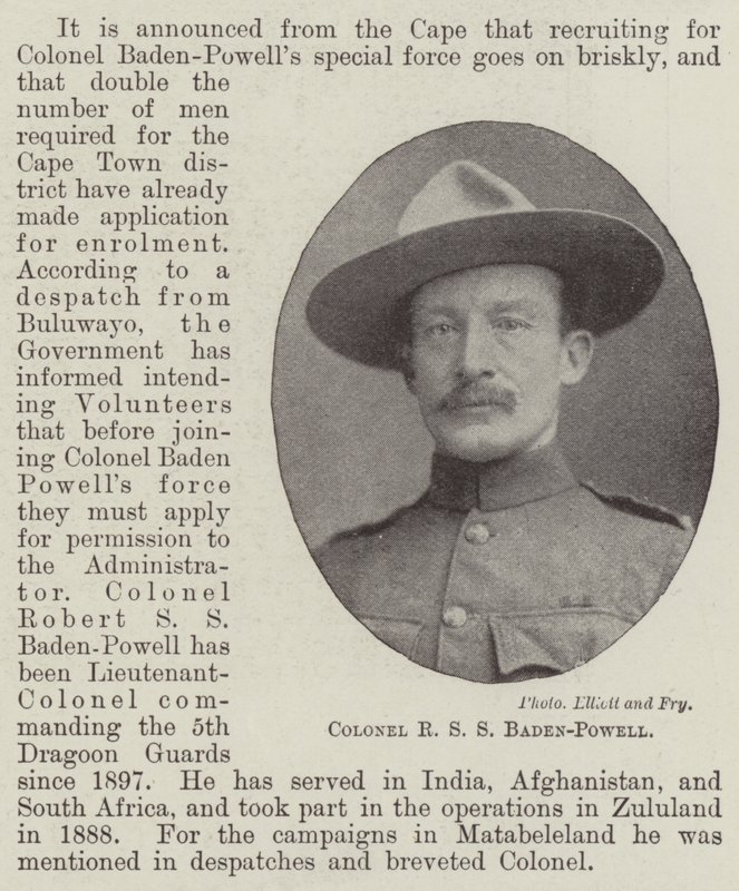 Colonel R S S Baden-Powell - English Photographer