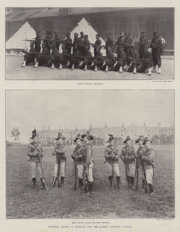 Troupes coloniales en Angleterre pour le Jubilé de diamant de la Reine - English Photographer