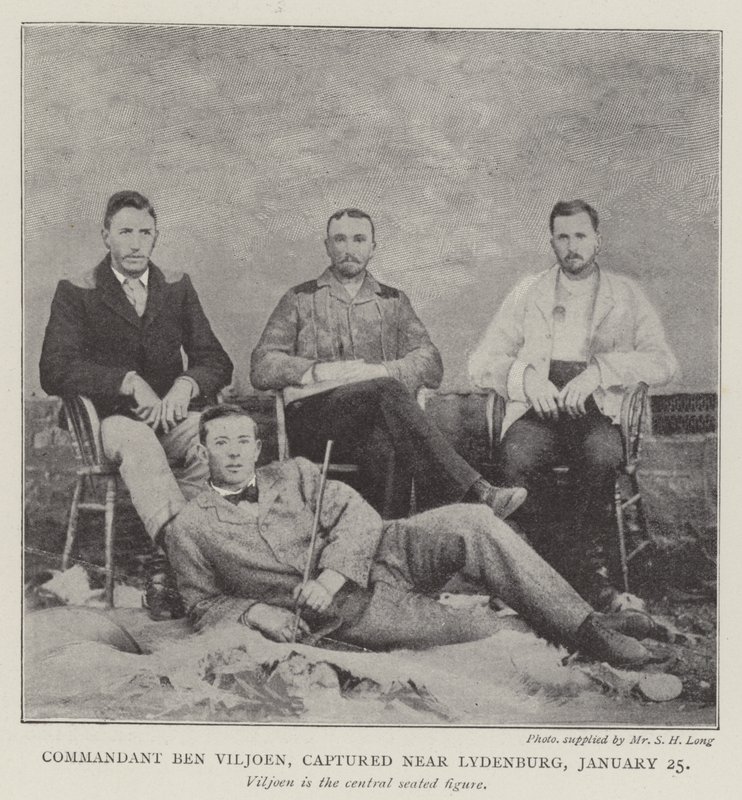 Commandant Ben Viljoen, capturé près de Lydenburg, 25 janvier - English Photographer