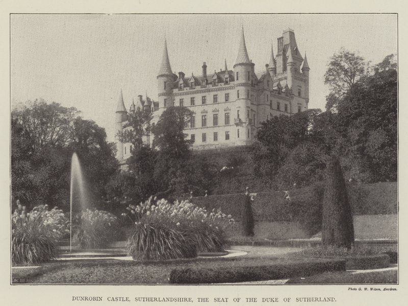 Château de Dunrobin, Sutherlandshire, résidence du duc de Sutherland - English Photographer