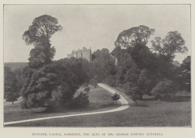 Château de Dunster, Somerset, résidence de M. George Fownes Luttrell - English Photographer