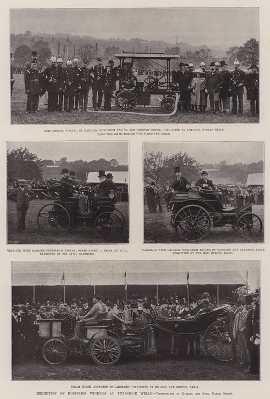 Exposition de véhicules sans chevaux à Tunbridge Wells - English Photographer