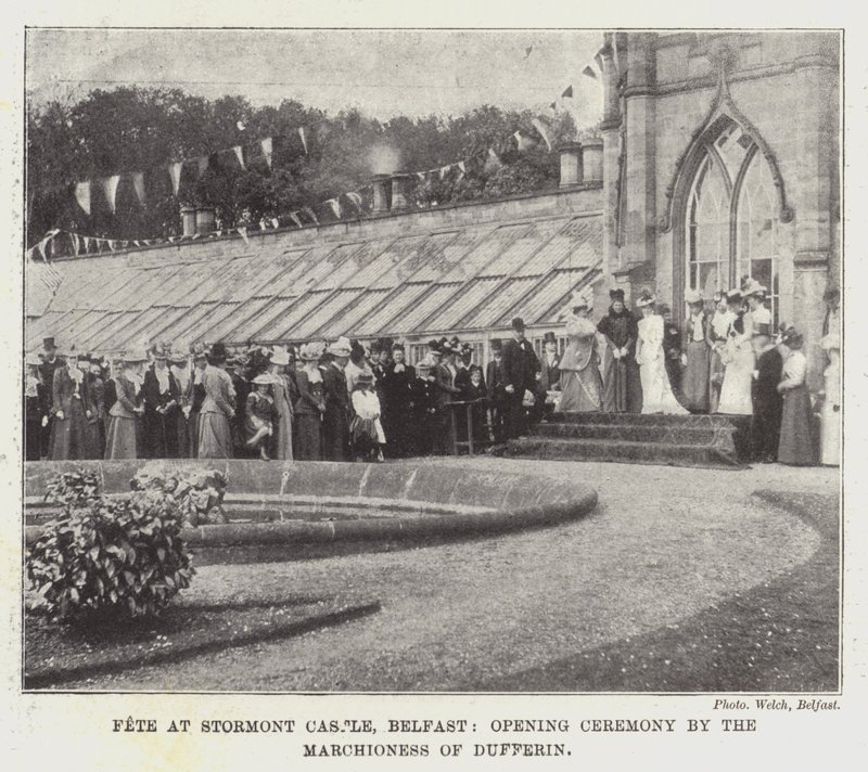 Fête au château de Stormont, Belfast, cérémonie d