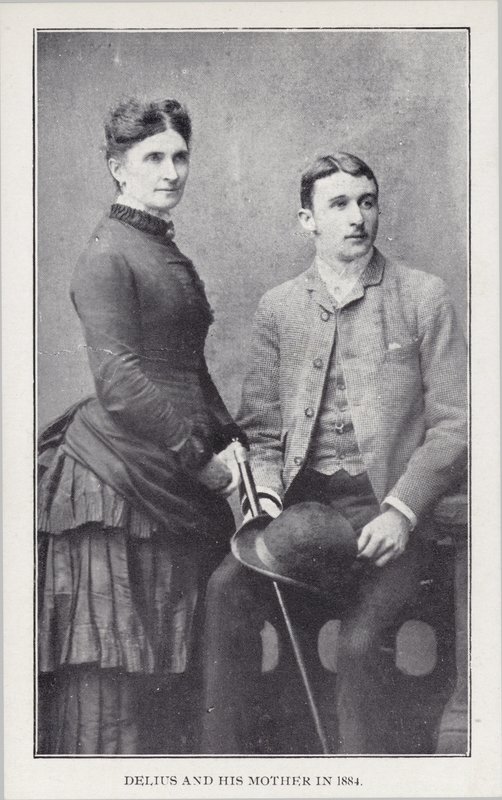 Frederick Delius et sa mère en 1884 - English Photographer