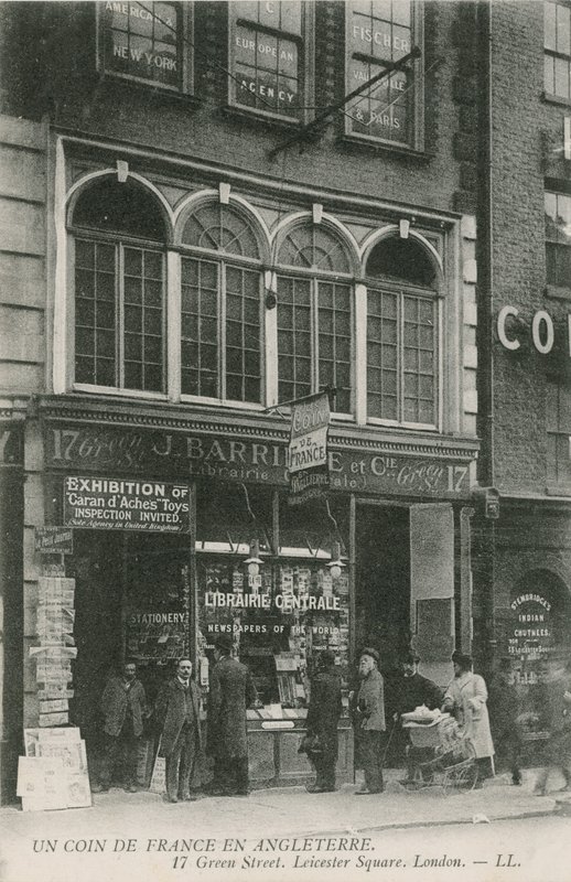Librairie française, 17 Green Street, Leicester Square, Londres - English Photographer