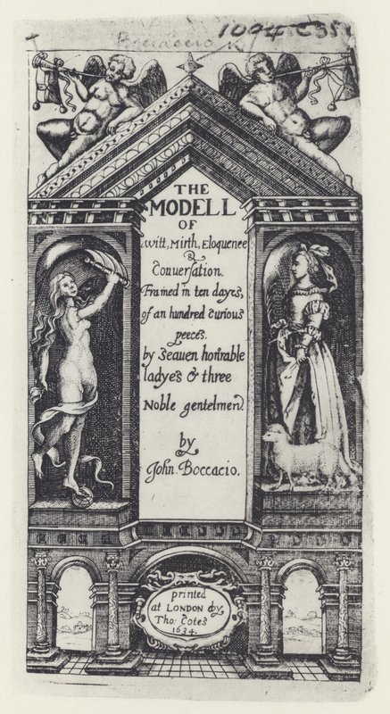 G Boccaccio, Le Modèle de l