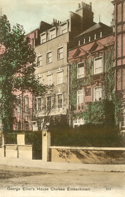 Maison de George Elliot, Cheyne Walk, Chelsea Embankment, Londres - English Photographer