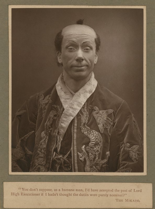 George Grossmith en Ko-Ko dans Le Mikado - English Photographer