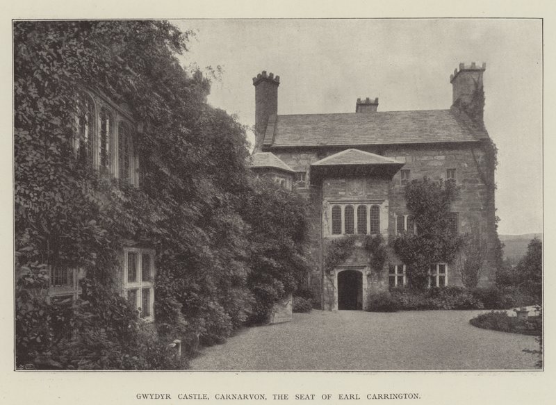 Château de Gwydyr, Carnarvon, résidence du comte Carrington - English Photographer