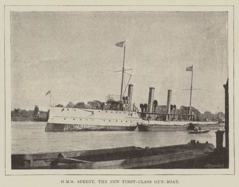 HMS Speedy, le Nouveau Canonnière de Première Classe - English Photographer