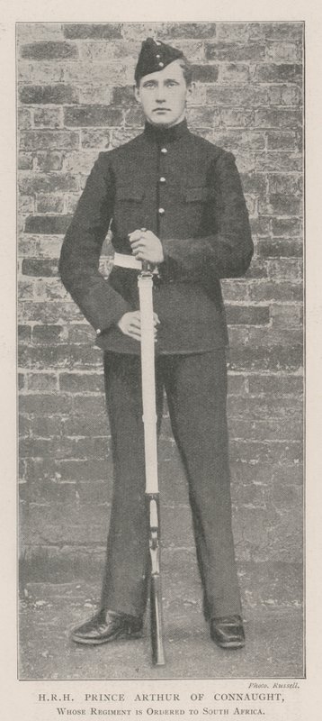 SAR le prince Arthur de Connaught, dont le régiment est envoyé en Afrique du Sud - English Photographer