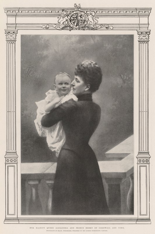 Sa Majesté la reine Alexandra et le prince Henri de Cornouailles et d