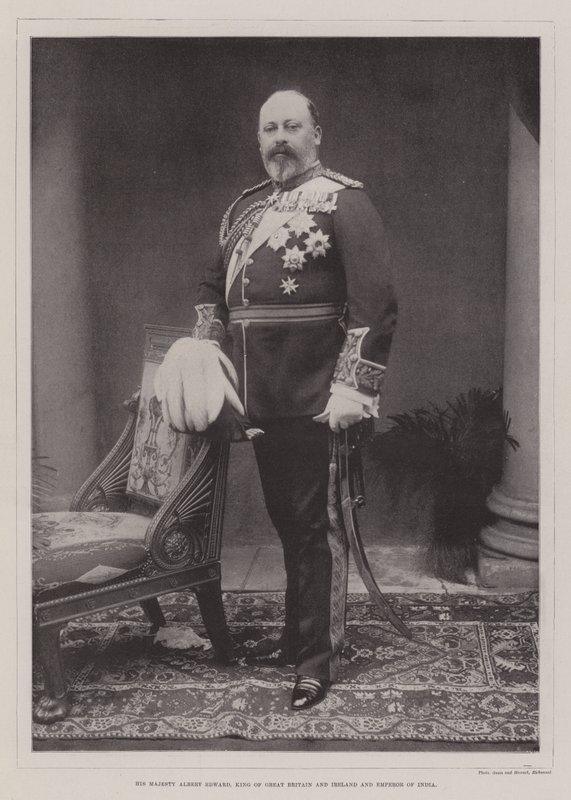 Sa Majesté Albert Edward, Roi de Grande-Bretagne et d