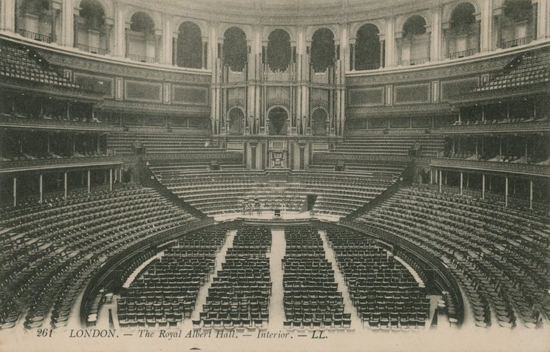 Intérieur du Royal Albert Hall, Londres - English Photographer
