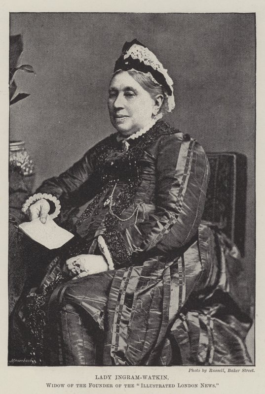 Lady Ingram-Watkin, veuve du fondateur de l