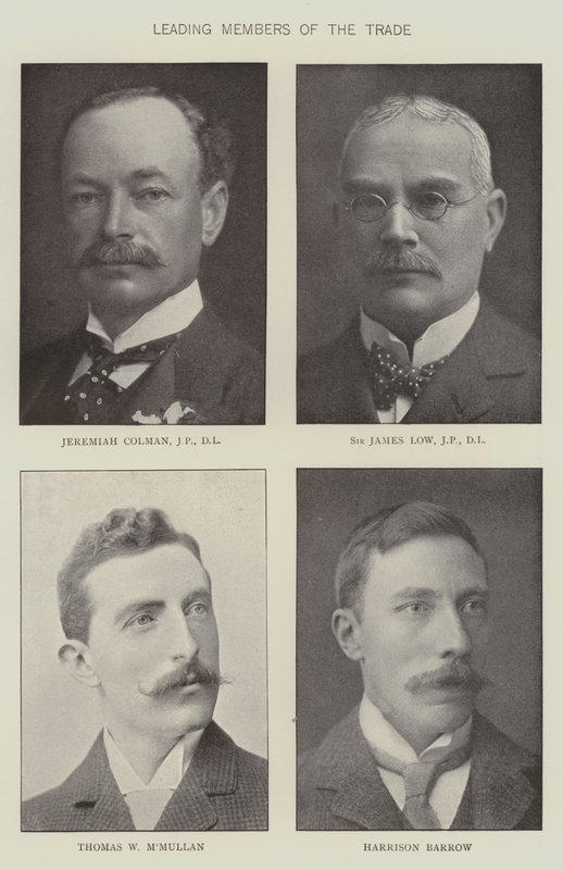 Membres éminents du commerce des épiciers (photo n/b) - English Photographer