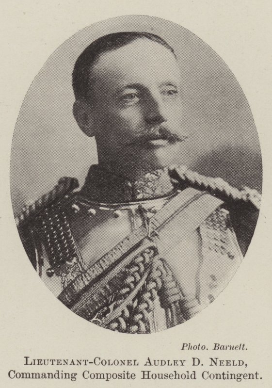 Lieutenant-colonel Audley D Neeld, commandant le contingent composite de la maison - English Photographer