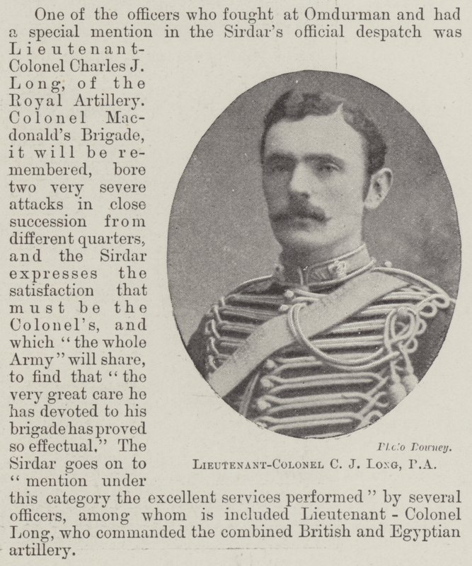 Lieutenant-Colonel C J Long, RA - English Photographer