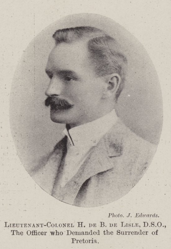 Lieutenant-colonel H de B de Lisle, DSO, l