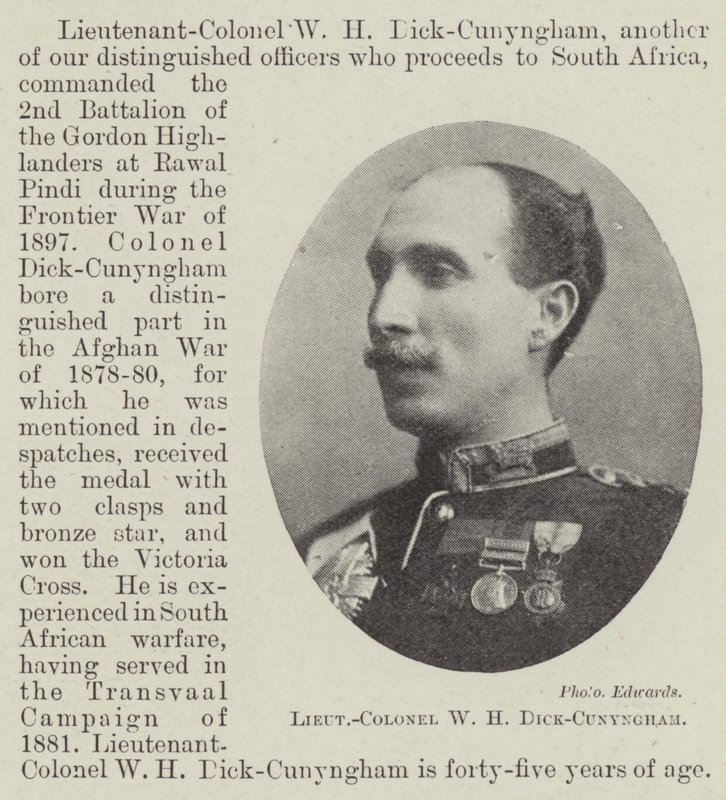 Lieutenant-colonel W H Dick-Cunyngham - English Photographer