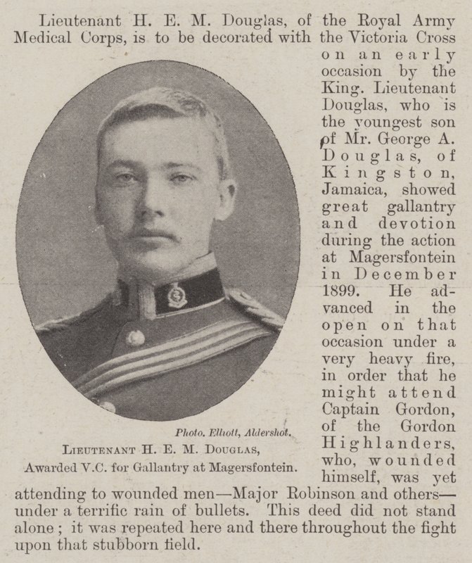 Lieutenant H E M Douglas, décoré de la VC pour bravoure à Magersfontein - English Photographer