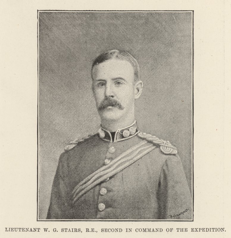 Lieutenant W G Stairs, RE, second en commandement de l
