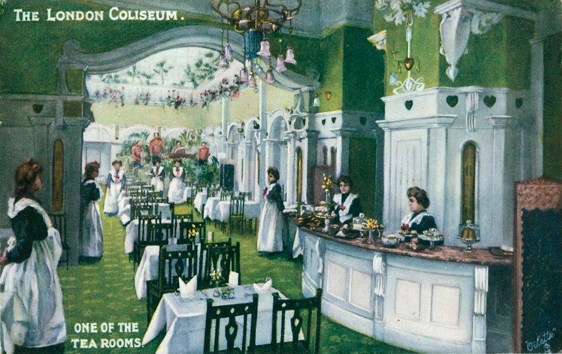 Colisée de Londres, Une des Salles de Thé - English Photographer