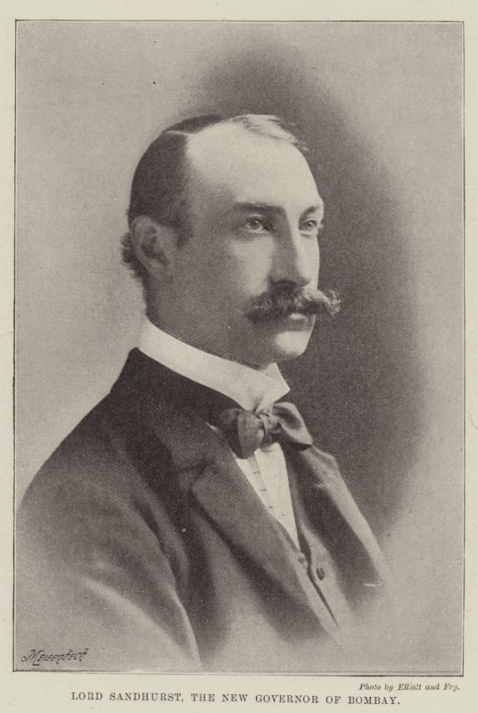 Lord Sandhurst, le nouveau gouverneur de Bombay - English Photographer