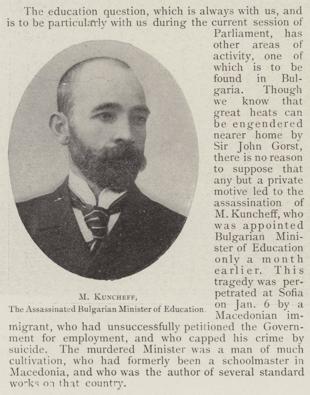 M. Kuncheff, ministre bulgare de l