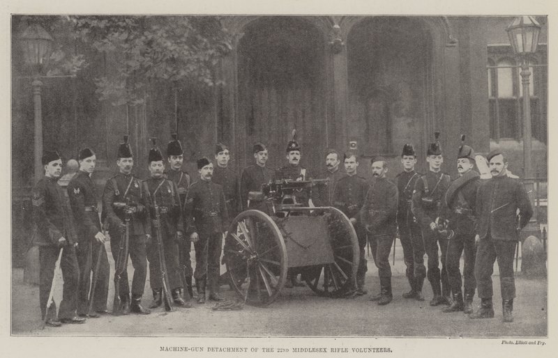 Détachement de mitrailleuses du 22e volontaires de fusiliers du Middlesex - English Photographer