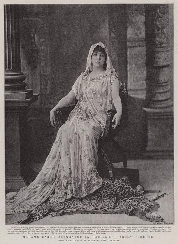 Madame Sarah Bernhardt dans la Tragédie Phèdre de Racine - English Photographer