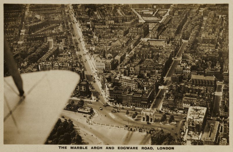 Marble Arch, Edgware Road, Londres - English Photographer