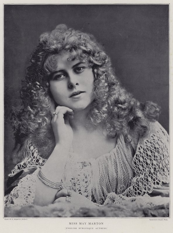 May Marton, actrice burlesque anglaise - English Photographer