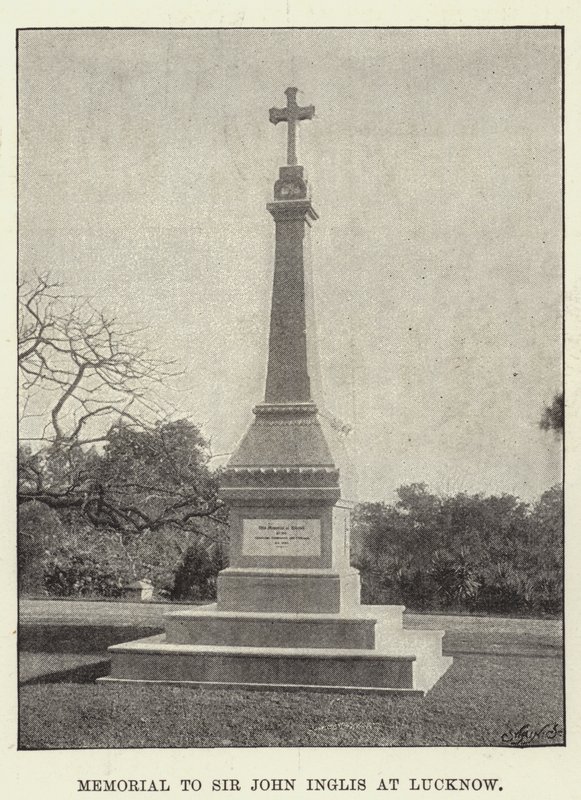 Mémorial à Sir John Inglis à Lucknow - English Photographer
