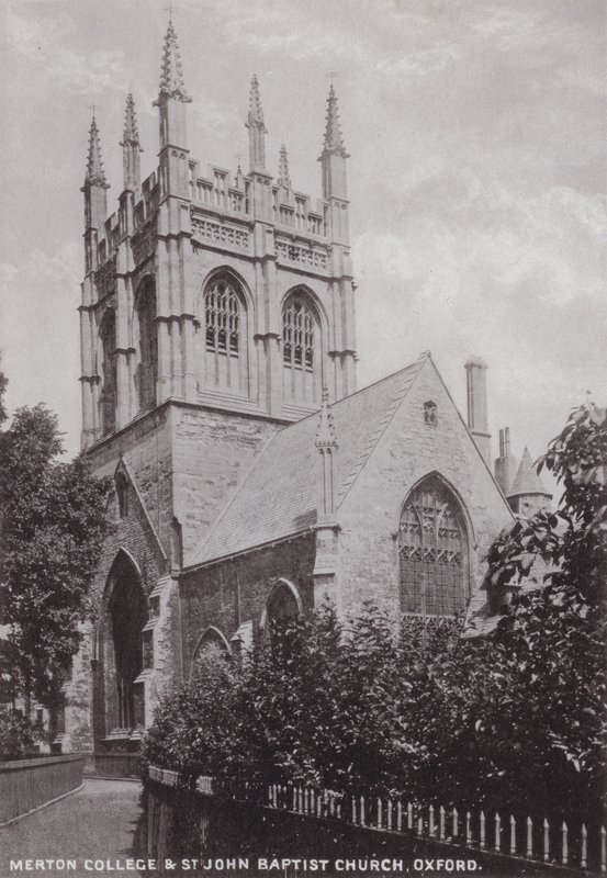 Merton College et église St John Baptist, Oxford - English Photographer