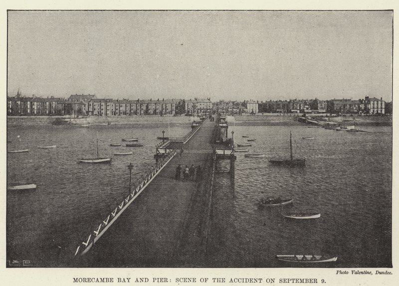 Baie et jetée de Morecambe, scène de l