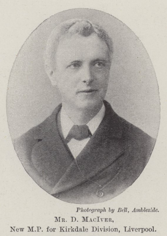 M. D MacIver, nouveau député de la division de Kirkdale, Liverpool - English Photographer