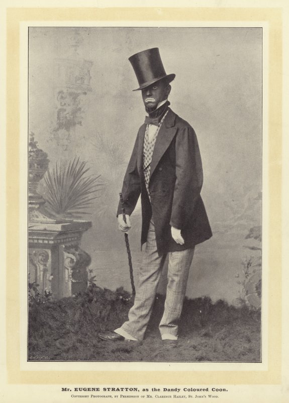 M. Eugene Stratton, en Dandy Coloured Coon - English Photographer