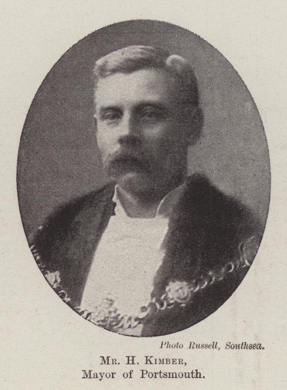 M. H Kimber, maire de Portsmouth - English Photographer
