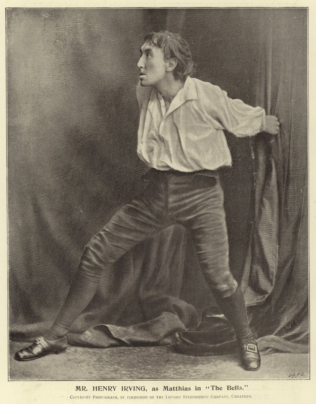 M. Henry Irving, en tant que Matthias dans The Bells - English Photographer