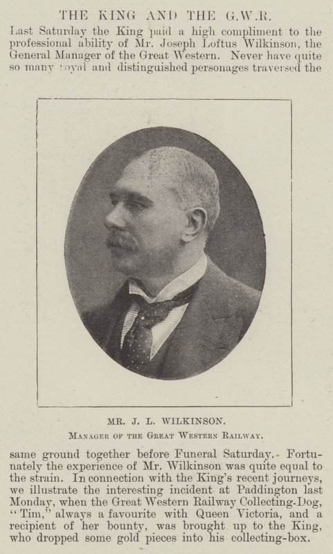 M. J L Wilkinson, directeur du Great Western Railway - English Photographer