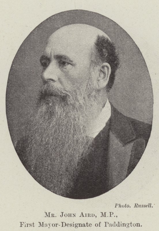 M. John Aird, MP, premier maire désigné de Paddington - English Photographer