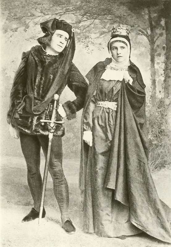 M. R. Mansfield et Mlle B. Cameron en Richard III et Lady Anne (gravure) - English Photographer