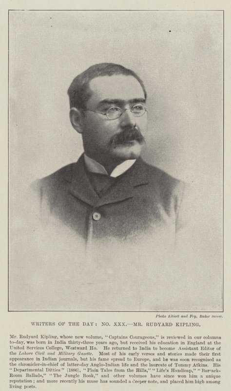Monsieur Rudyard Kipling - English Photographer