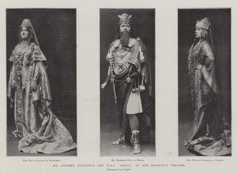 La nouvelle pièce de M. Stephen Phillips, Hérode, au théâtre de Sa Majesté - English Photographer
