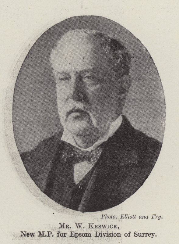 M. W Keswick, nouveau député de la division d