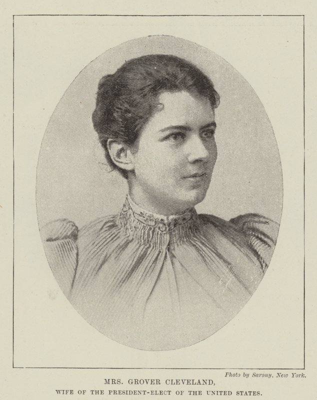 Mme Grover Cleveland, épouse du président élu des États-Unis - English Photographer