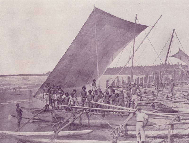 Bateaux de Pêcheurs Locaux, Ceylan - English Photographer