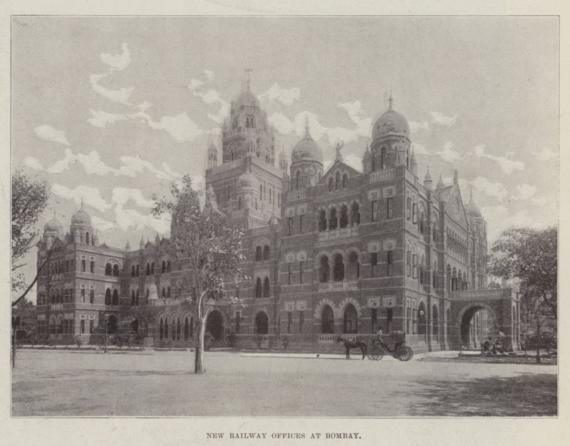Nouveaux bureaux ferroviaires à Bombay - English Photographer